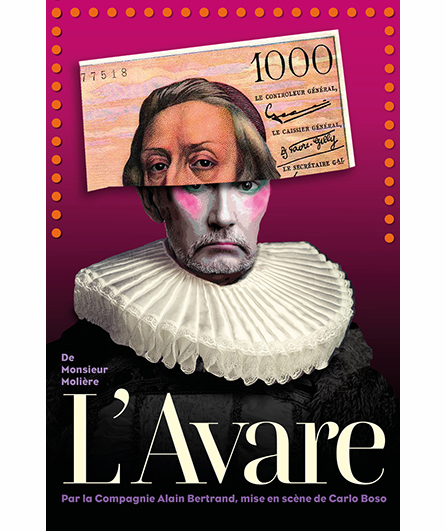 Affiche du spectacle L'Avare