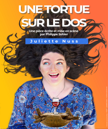 Affiche du spectacle Une tortue sur le dos