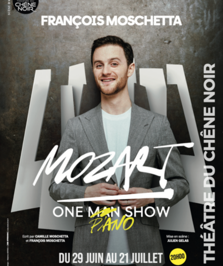 Affiche du spectacle : Mozart One Piano Show