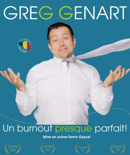 Affiche du spectacle : Un burnout presque parfait!