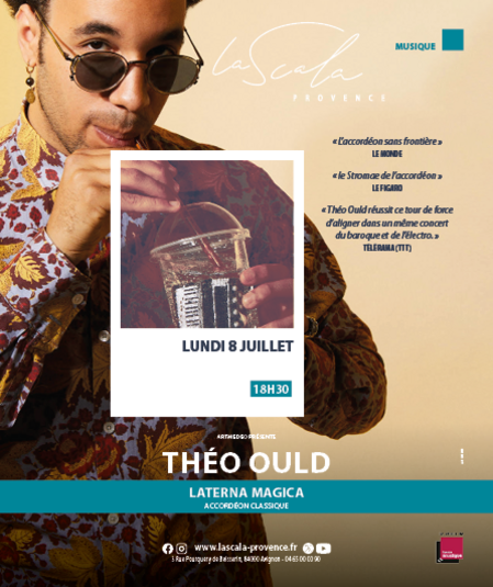 Affiche du spectacle : Laterna Magica : L'accordéon de Théo Ould