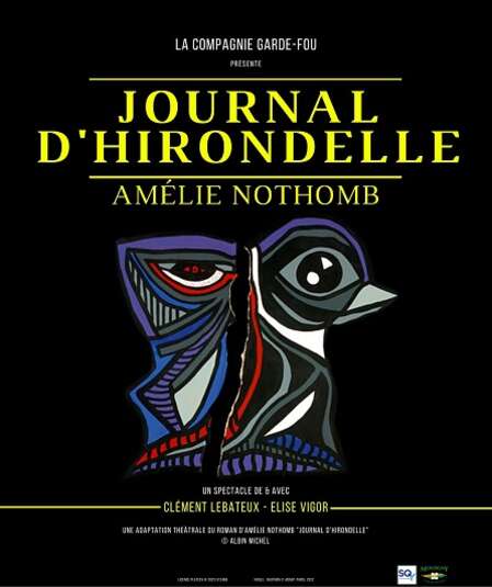 Affiche du spectacle : Journal d'Hirondelle