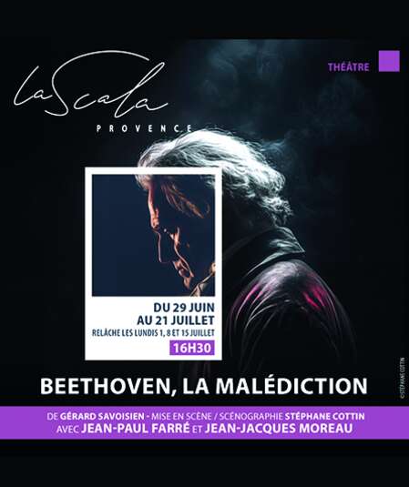 Affiche du spectacle : Beethoven, la malédiction