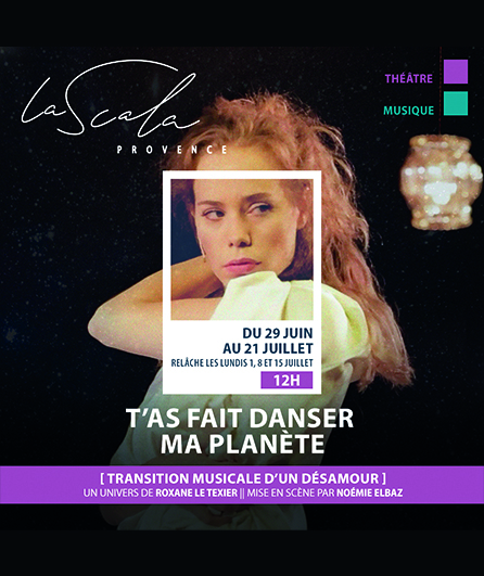 Affiche du spectacle T’as fait danser ma planète