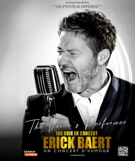 Affiche du spectacle : ERICK BAERT The Voice's Performer
