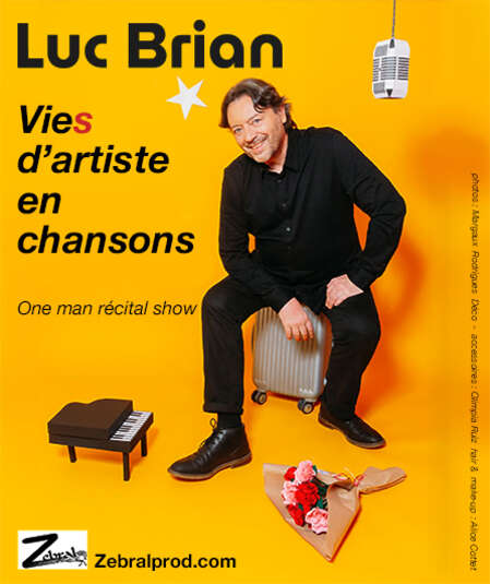 Affiche du spectacle : Vies d'artiste en chansons