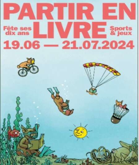 Affiche du spectacle : Partir en livre avec 