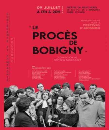 Affiche du spectacle : Le Procès de Bobigny