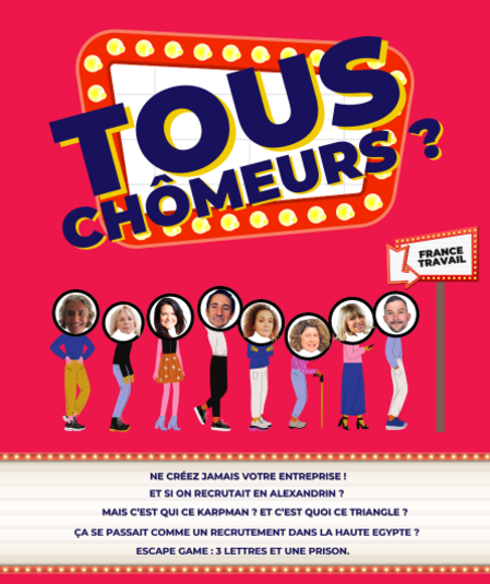 Affiche du spectacle : Tous chômeurs?