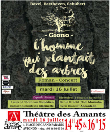 Affiche du spectacle : L'Homme qui plantait des arbres