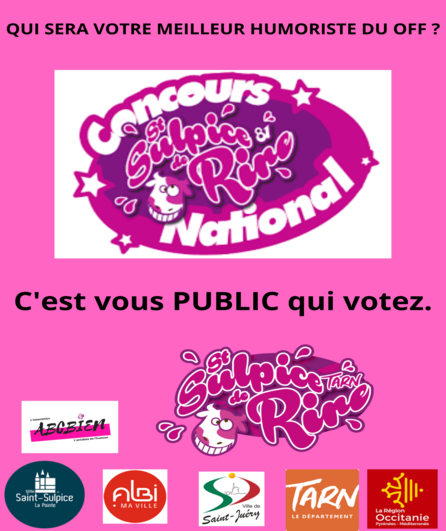 Affiche du spectacle concours d'humour 2024 SSDR