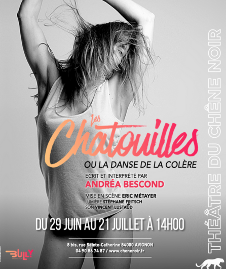 Affiche du spectacle Les chatouilles ou la danse de la colère