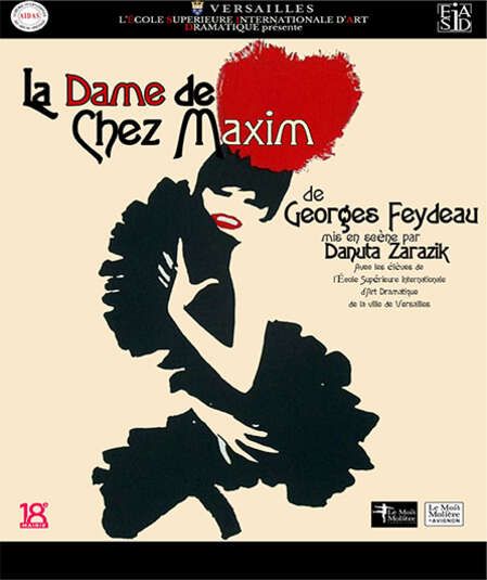 Affiche du spectacle : La Dame de chez Maxim