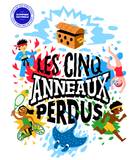 Affiche du spectacle Les Cinq Anneaux Perdus