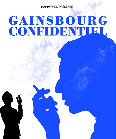 Affiche du spectacle Gainsbourg Confidentiel