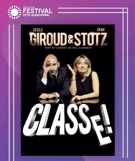 Affiche du spectacle Cécile GIROUD & Yann STOTZ - dans CLASSE