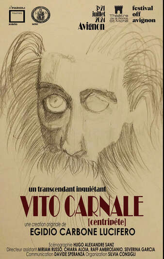 Affiche du spectacle : Vito Carnale [centripète]