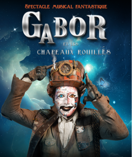 Affiche du spectacle : Gabor et les chapeaux rouillés