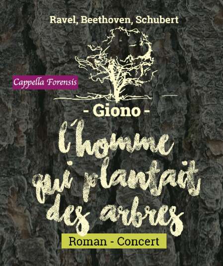 Affiche du spectacle : L'Homme qui plantait des arbres