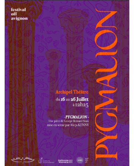 Affiche du spectacle : Pygmalion