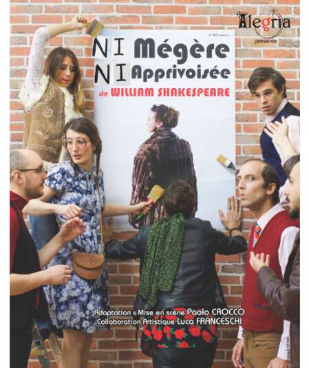 Affiche du spectacle : Ni mégère, Ni apprivoisée