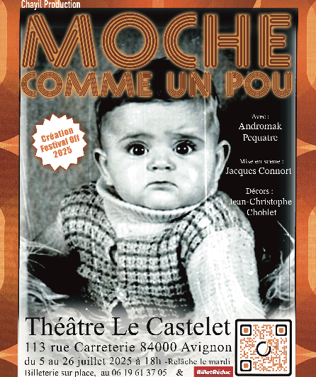 Affiche du spectacle Moche comme un pou