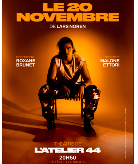 Affiche du spectacle : Le 20 Novembre