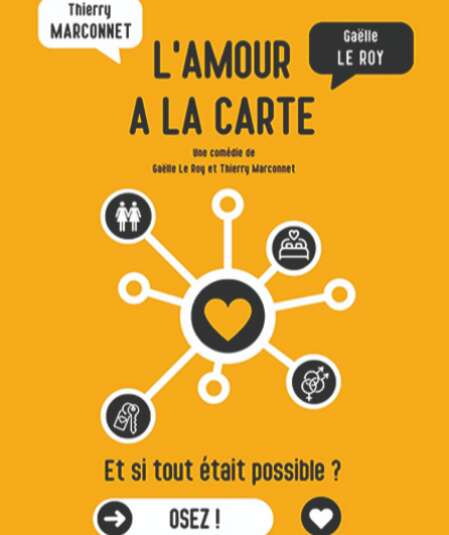 Affiche du spectacle : L'amour à la carte