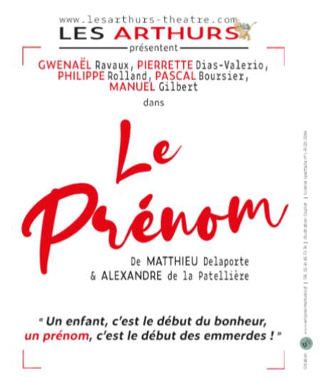 Affiche du spectacle : Le prénom