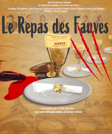 Affiche du spectacle Le repas des fauves