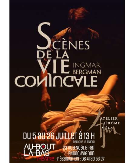 Affiche du spectacle : Scènes de la vie conjugale