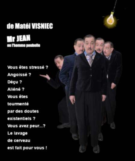 Affiche du spectacle : Mr Jean ou l'homme poubelle