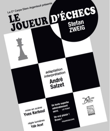 Affiche du spectacle : Le joueur d'échecs