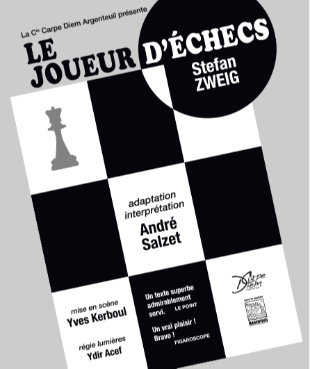 Affiche du spectacle Le joueur d'échecs