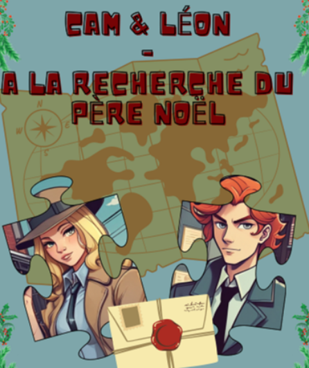 Affiche du spectacle Cam & Léon - A la recherche du Père Noël