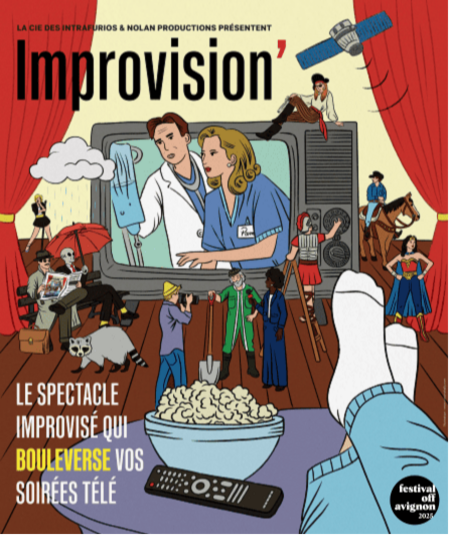 Affiche du spectacle : IMPROVISION, demandez l'programme