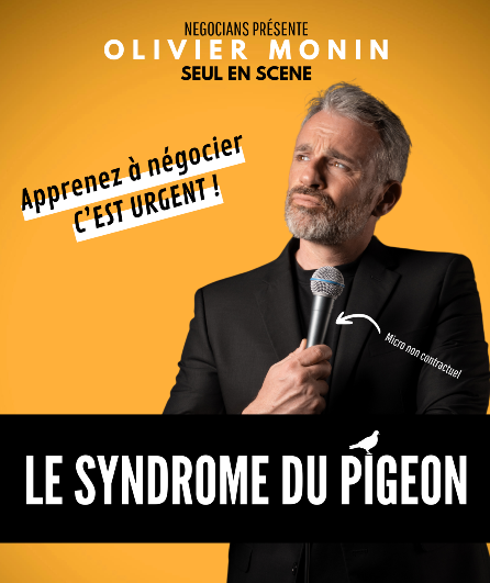Affiche du spectacle Le syndrome du pigeon
