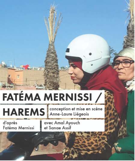 Affiche du spectacle : Fatéma Mernissi / Harems