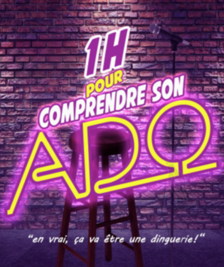 Affiche du spectacle : 1h pour comprendre son ado