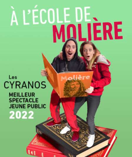 Affiche du spectacle : A l'École de Molière