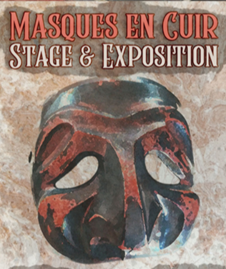Affiche du spectacle Exposition de masques en cuir