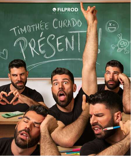 Affiche du spectacle : Timothée Curado - Présent !