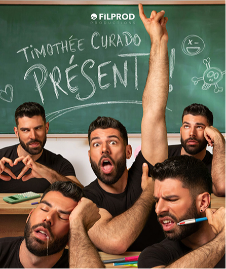Affiche du spectacle Timothée Curado - Présent !