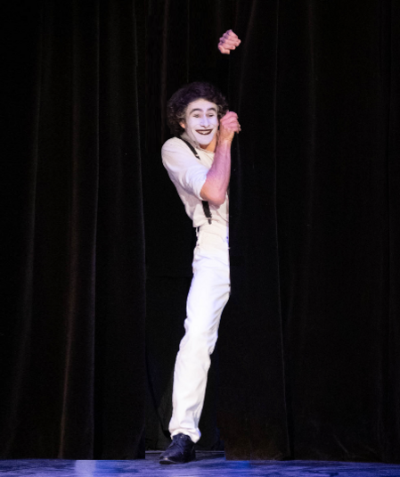 Affiche du spectacle : Les Petites Aventures de Mime Hic