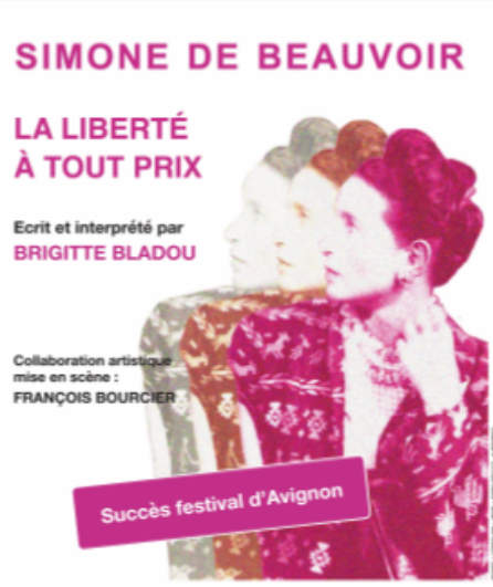 Affiche du spectacle Simone de Beauvoir 
