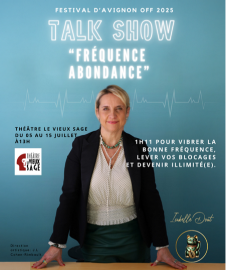 Affiche du spectacle : Fréquence Abondance by Isabelle Doat