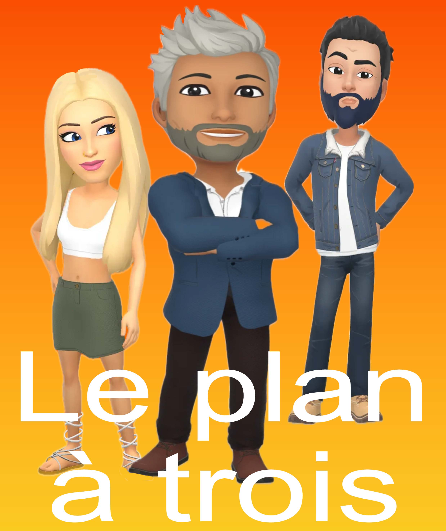 Affiche du spectacle Le plan à trois