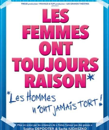 Affiche du spectacle : Les Femmes ont toujours raison