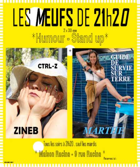 Affiche du spectacle : Les Meufs de 21h20