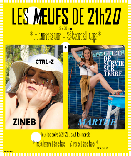Affiche du spectacle Les Meufs de 21h20